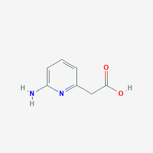 molecular formula C7H8N2O2 B1520037 2-(6-氨基吡啶-2-基)乙酸 CAS No. 339195-51-6