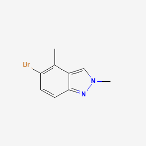 molecular formula C9H9BrN2 B1520039 5-溴-2,4-二甲基-2H-吲唑 CAS No. 1159511-89-3