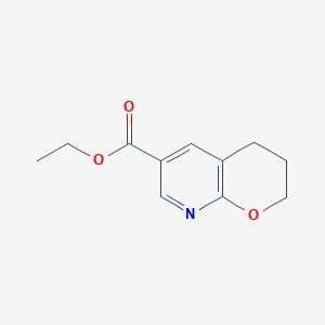 Ethyl 3,4-dihydro-2H-pyrano[2,3-b]pyridine-6-carboxylate