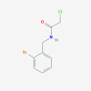 molecular formula C9H9BrClNO B1520046 N-(2-溴苯甲基)-2-氯乙酰胺 CAS No. 910628-43-2