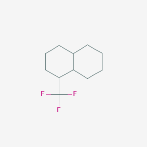 molecular formula C11H17F3 B15200478 1-(Trifluoromethyl)decahydronaphthalene 