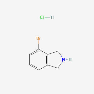 molecular formula C8H9BrClN B1520048 4-溴异吲哚啉盐酸盐 CAS No. 923590-95-8