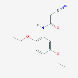 molecular formula C13H16N2O3 B15200513 2-Cyano-N-(2,5-diethoxyphenyl)acetamide 