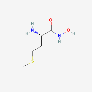 molecular formula C5H12N2O2S B1520052 N-羟基-L-蛋氨酰胺 CAS No. 19253-87-3