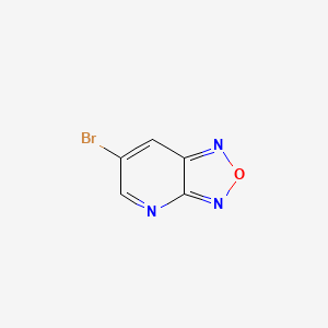 molecular formula C5H2BrN3O B1520053 6-溴[1,2,5]恶二唑并[3,4-b]吡啶 CAS No. 1125409-96-2