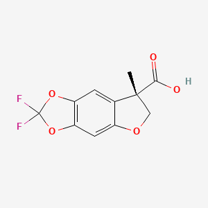 (S)-2,2-Difluoro-7-methyl-6,7-dihydro-[1,3]dioxolo[4,5-f]benzofuran-7-carboxylic acid