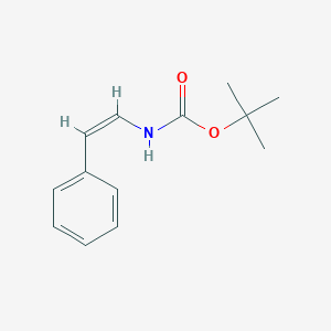 molecular formula C13H17NO2 B15200575 tert-Butyl (Z)-styrylcarbamate 