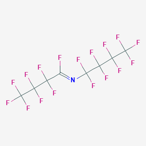 molecular formula C8F17N B15200676 Per-fluoro-5-azanon-4-ene 