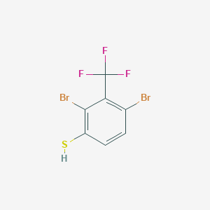 2,4-Dibromo-3-trifluoromethylbenzenethiol