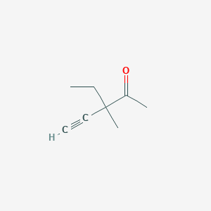 3-Ethyl-3-methylpent-4-yn-2-one