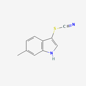 6-Methyl-3-thiocyanato-1H-indole