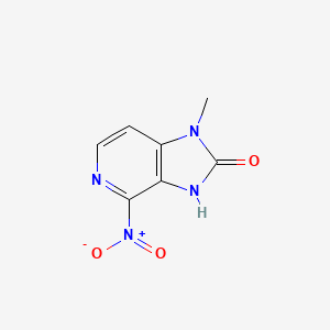 1-Methyl-4-nitro-1H-imidazo[4,5-c]pyridin-2(3H)-one