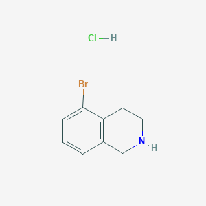 molecular formula C9H11BrClN B1520079 5-溴-1,2,3,4-四氢异喹啉盐酸盐 CAS No. 923591-51-9