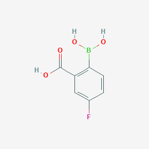 2-Borono-5-fluorobenzoic acid