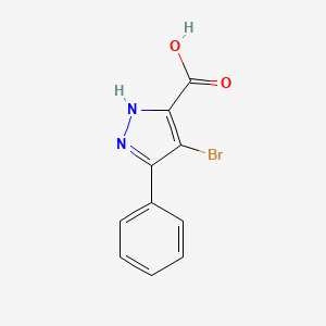 4-bromo-3-phenyl-1H-pyrazole-5-carboxylic acid