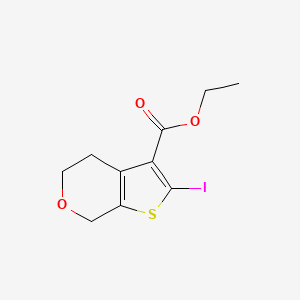 Ethyl 2-iodo-5,7-dihydro-4H-thieno[2,3-c]pyran-3-carboxylate