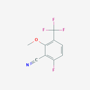 6-Fluoro-2-methoxy-3-(trifluoromethyl)benzonitrile