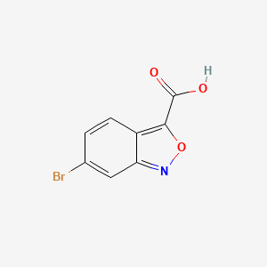 molecular formula C8H4BrNO3 B1520086 6-Bromo-2,1-benzoxazole-3-carboxylic acid CAS No. 1204296-65-0