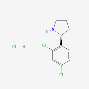 (S)-2-(2,4-Dichlorophenyl)pyrrolidine hydrochloride