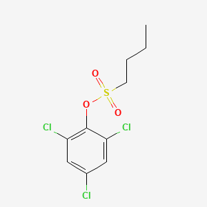 molecular formula C10H11Cl3O3S B1520087 2,4,6-Trichlorophenyl 1-butanesulfonate CAS No. 1171919-49-5
