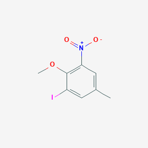 1-Iodo-2-methoxy-5-methyl-3-nitrobenzene