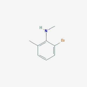 molecular formula C8H10BrN B15200882 2-bromo-N,6-dimethylaniline 