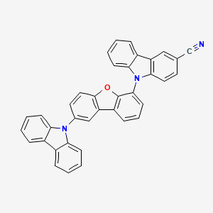 9-(8-(9H-Carbazol-9-yl)dibenzo[b,d]furan-4-yl)-9H-carbazole-3-carbonitrile