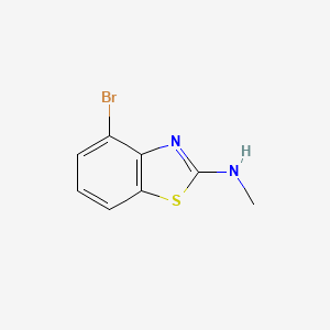 molecular formula C8H7BrN2S B1520091 4-bromo-N-methyl-1,3-benzothiazol-2-amine CAS No. 1177299-65-8