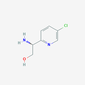 molecular formula C7H9ClN2O B15200923 (R)-2-Amino-2-(5-chloropyridin-2-yl)ethan-1-ol 