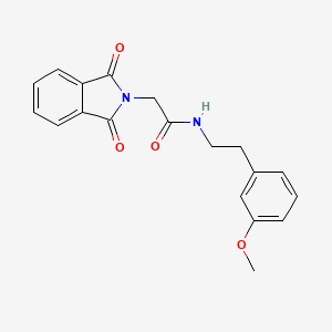 molecular formula C19H18N2O4 B15200985 2-(1,3-dioxoisoindolin-2-yl)-N-(3-methoxyphenethyl)acetamide 