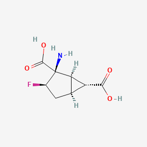 (1R,3R,5S,6R)-2-Amino-3-fluorobicyclo[3.1.0]hexane-2,6-dicarboxylic acid