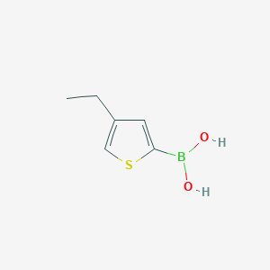 molecular formula C6H9BO2S B1520108 (4-Ethyl-2-thiophenyl)boronic acid CAS No. 1142946-75-5