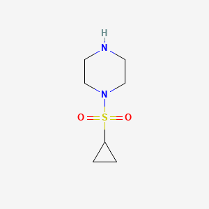 B1520114 1-(Cyclopropylsulfonyl)piperazine CAS No. 1043529-57-2
