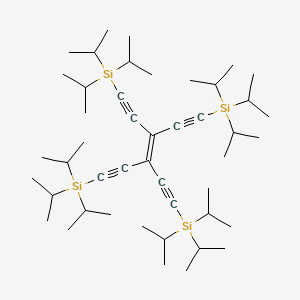 1,6-Bis-(triisopropylsilyl)-3,4-bis[2-(triisopropylsilyl)ethynyl]-3-hexen-1,5-diyne