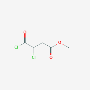 molecular formula C5H6Cl2O3 B15201154 Methyl 3,4-dichloro-4-oxobutanoate 