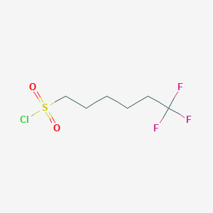 molecular formula C6H10ClF3O2S B15201180 6,6,6-Trifluorohexane-1-sulfonyl chloride CAS No. 1349708-68-4