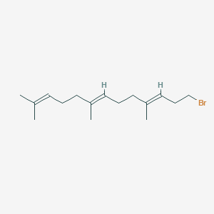 molecular formula C16H27Br B15201203 13-Bromo-2,6,10-trimethyltrideca-2,6,10-triene 