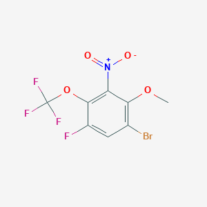 6-Bromo-4-fluoro-2-nitro-3-(trifluoromethoxy)anisole