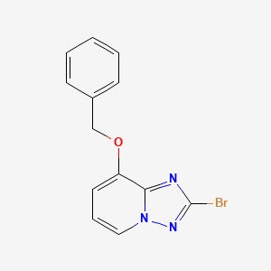 8-Benzyloxy-2-bromo-[1,2,4]triazolo[1,5-a]pyridine