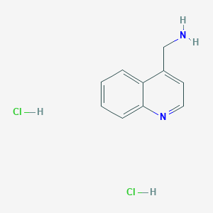 molecular formula C10H12Cl2N2 B1520125 盐酸喹啉-4-基甲胺 CAS No. 878778-84-8