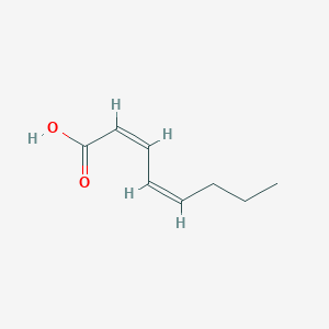 molecular formula C8H12O2 B15201288 (2Z,4Z)-Octa-2,4-dienoic acid 