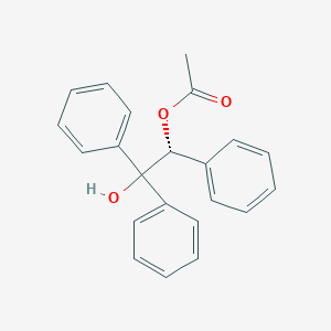 molecular formula C22H20O3 B152013 (R)-(+)-2-羟基-1,2,2-三苯乙基乙酸酯 CAS No. 95061-47-5