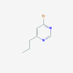 molecular formula C7H9BrN2 B1520132 4-Bromo-6-propylpyrimidine CAS No. 1086382-11-7
