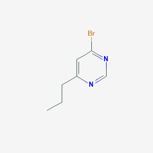 molecular formula C7H9BrN2 B1520132 4-Bromo-6-propilpirimidina CAS No. 1086382-11-7