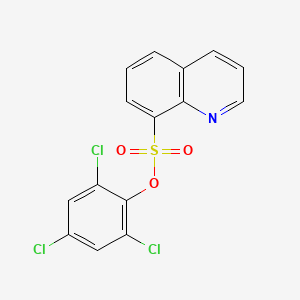 2,4,6-Trichlorophenyl 8-quinolinesulfonate
