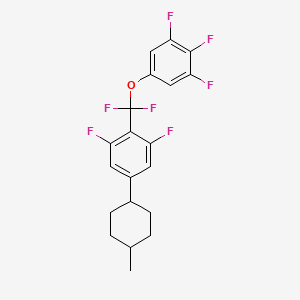 2-(Difluoro(3,4,5-trifluorophenoxy)methyl)-1,3-difluoro-5-(trans-4-methylcyclohexyl)benzene