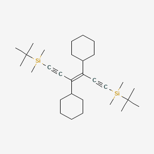 3,4-Dicyclohexy-1,6-bis(tert-butyldimethylsilyl)-3-hexen-1,5-diyne