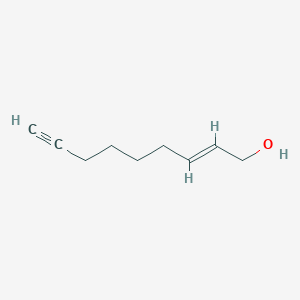 molecular formula C9H14O B15201485 (E)-non-2-en-8-yn-1-ol CAS No. 173043-70-4