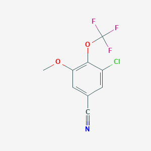 Benzonitrile,3-choro-5-methoxy-4-(trifluoromethoxy)