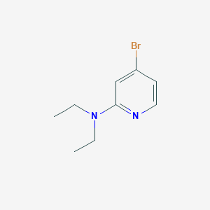 molecular formula C9H13BrN2 B1520152 4-Bromo-N,N-diethylpyridin-2-amine CAS No. 1142194-28-2